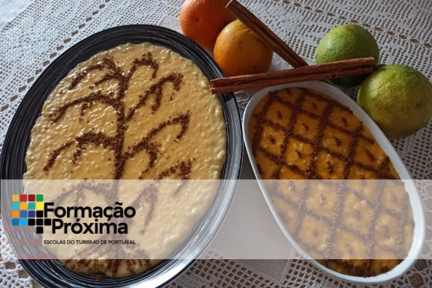 Arroz-doce e Decoraes com Canela